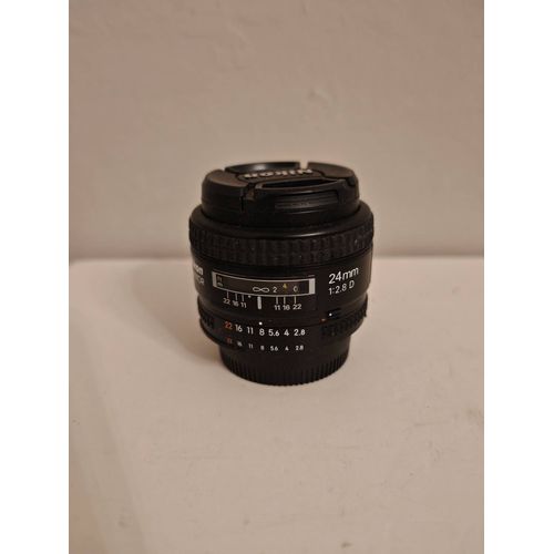 Objectif Nikkor AF 24 mm f/2.8 D ¿ Très bon état ¿ Peu utilisé
