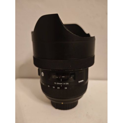 Objectif Sigma 12¿24 mm f/4 DG Art ¿ Monture Nikon ¿ État correct