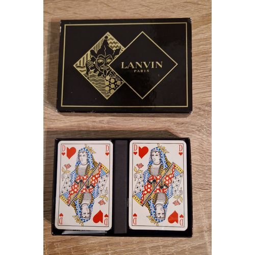 Coffret De 2 Jeux De Cartes Lanvin
