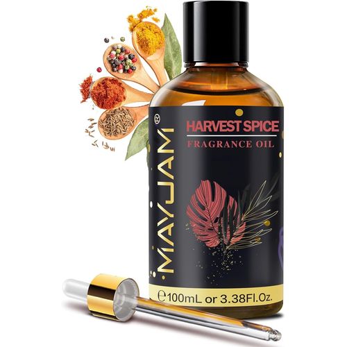 Trahoo-Huile Parfumée De Épices De La Moisson 100ml, Premium Huile Parfumée Épices De La Moisson Pour Diffuseur D'huiles Essentielles, Aromathérapie 