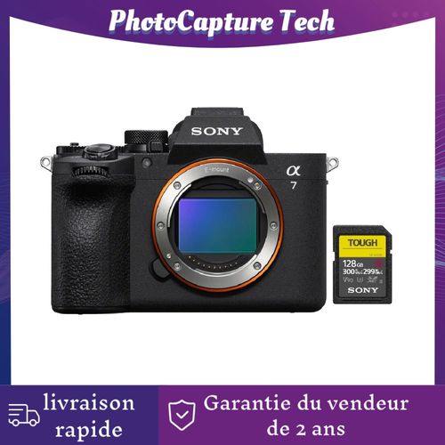 Appareil photo hybride Sony a7 V + Sony SF-G TOUGH Series Carte SDXC UHS-II de 128Go