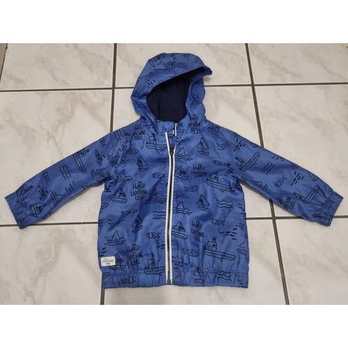 Coupe Vent Bleu Gemo Taille 18 Mois Garcon