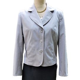 Veste Caroll Taille 40 Grise Doublée Tbe