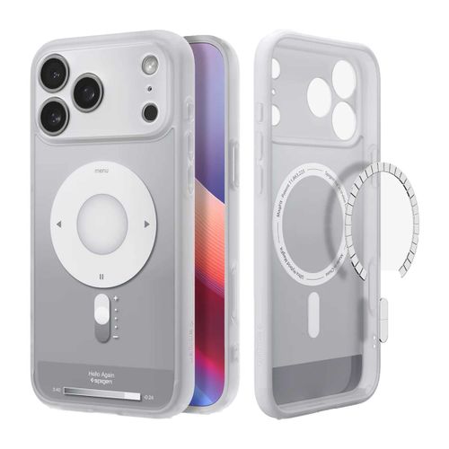 Spigen Coque Ultra Hybrid MagSafe iPhone 17 Pro Max Clear Silver