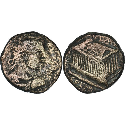 Rome Provinciale - Tetrassaria - Geta ? - 209 Ad - Temple De Jupiter En Vue Aérienne - Heliopolis - Tres Rare - 27-182