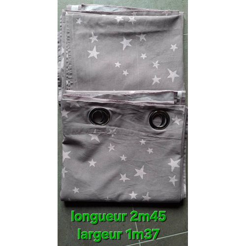 Lot De 2 Rideaux Chambre Enfant