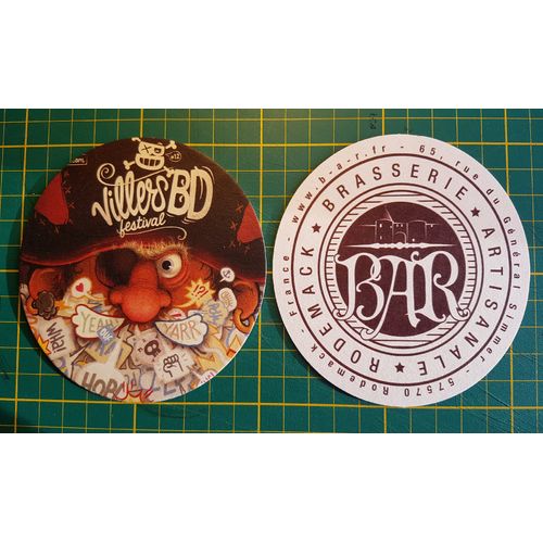 Sous Bock - Dessous De Verre - Villers Bd 2024 - Dessin De Fabien Veançon