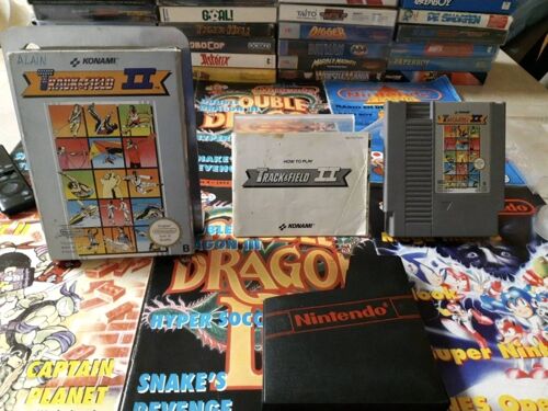 Jeu Track Field 2 Nes Nintendo  en boite complet avec notice  Originale FRA