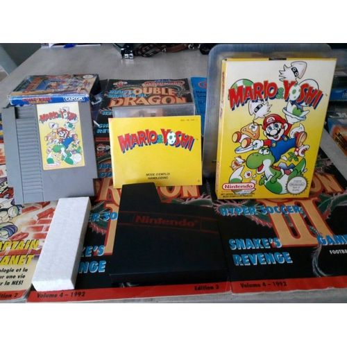 Jeu Mario Et Yoshi Nes Nintendo  en boite complet avec notice Originale FRA