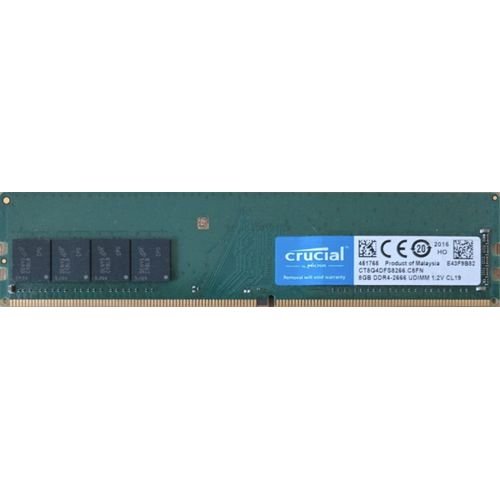 Crucial RAM - DDR4-2666 - 8gb - CT8G4DFRA266.C8FE