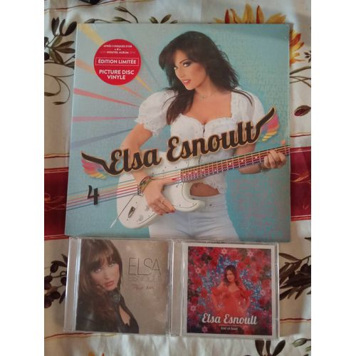 Elsa Esnoult - Lots De 3 Albums (2 Cd, 1 Vinyl) Pour Toi, Tout En Haut Et 4.