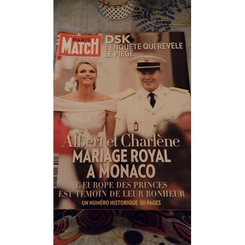 Paris Match N° 3242, Juillet 2011/ Albert Et Charlene / Mariage Royal À Monaco : Un Numéro Historique De 50 Pages