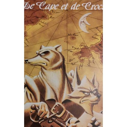 Épreuve Planche Seule Format Affiche A4 Couleur De Cape Et De Crocs Aux Éditions Delcourt 1998 Ayroles Masbou Vierge