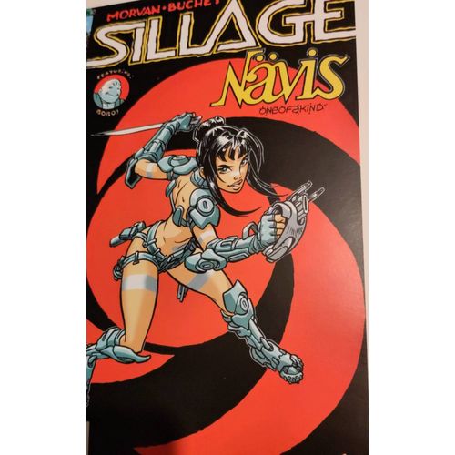 Affiche Épreuve Au Format A4 Cartonné Sillage Nävis Aux Éditions Delcourt Morvan / Buchet Featuring Bobo Mini- Poster Vierge