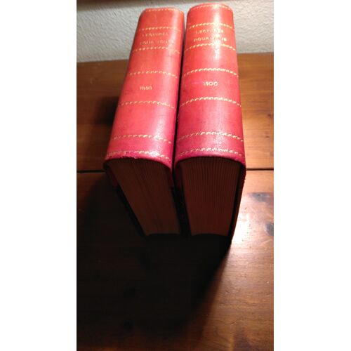 Lecture Pour Tous, Revue Mensuelle, Octobre1898- Septembre1899(N°1 À 12) Et Octobre 1899-Septembre 1900(N°1 À 12).
