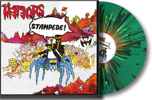 The Meteors - Stampede - Splatter Green Vinyl [Vinyl Lp] Colored Vinyl, Green, Germany - Import