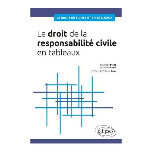 Le Droit De La Responsabilité Civile En Tableaux