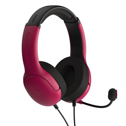 CASQUE FILAIRE PDP AIRLITE ROUGE POUR CONSOLE SONY PS5 ET PS4