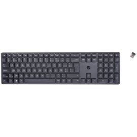 HP 450 Programmable Wireless Keyboard clavier FR sans fil +USB AZERTY Belge Noir