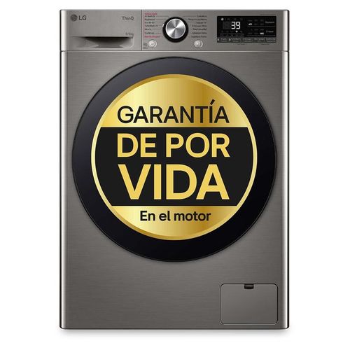 LG F4DR7010SGS machine à laver avec sèche linge Pose libre chargement frontal Acier inoxydable D