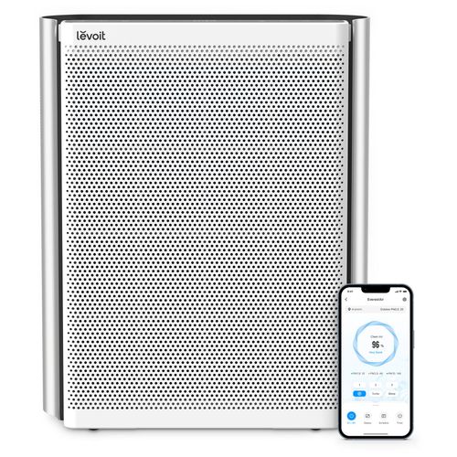 Levoit LAP-EL551S-AEUR purificateur d'air 126 m² 26 dB 70 W Argent
