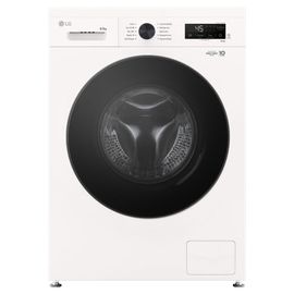 LG F854B16WHS machine à laver avec sèche linge Pose libre chargement frontal Blanc E