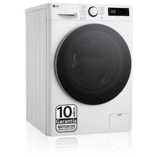 LG F4DR6010A1W machine à laver avec sèche linge Pose libre chargement frontal Blanc D