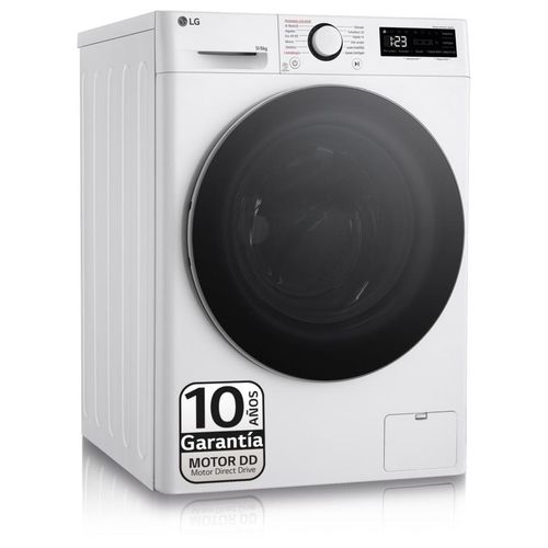 LG F4DR6009A1W machine à laver avec sèche linge Pose libre chargement frontal Blanc D