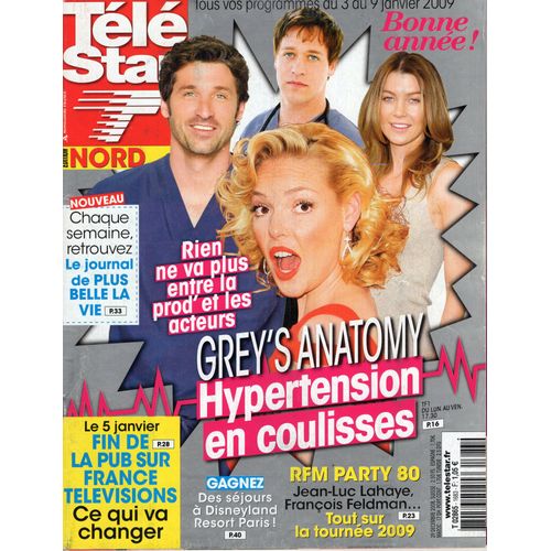 Télé Star 1683 - Grey'S Anatomy - Reese Witherspoon - Cauet