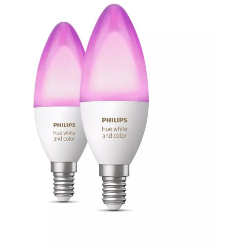 Philips Hue White And Color Ambiance Pack De 2 E14
