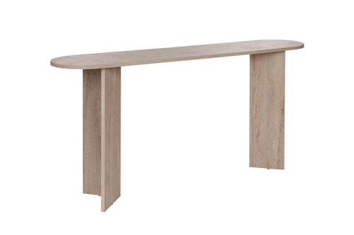 Buffet en bois "Sira" - 35 x 150 x 75 cm - Travertin