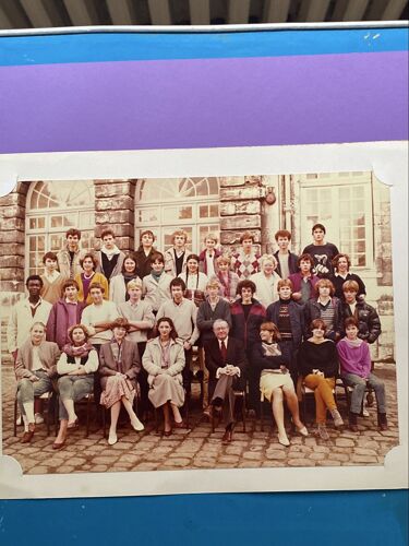 Photographie Des Élèves Du Lycée Pierre Corneille, À Rouen, Année 1982, 83, Première S.Iii
