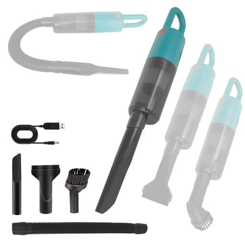 Aspirateur De Voiture Multifonctionnel Portatif, Aspirateur Léger Portable Sans Fil 4-En-1, Préfet Pour Le Nettoyage Des Cheveux De La Maison / Voiture / Tapis / Animal De Compagnie