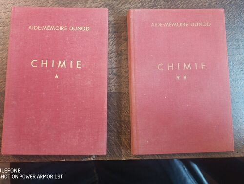 Aide-Mémoire Dunod - Chimie - Tome 1 + Tome 2