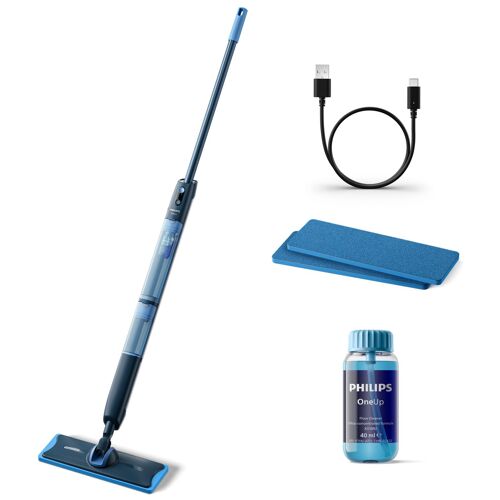 Philips XV5113/11 aspirateur balai et balai électrique Batterie Humide Sans sac Bleu 2 Ah