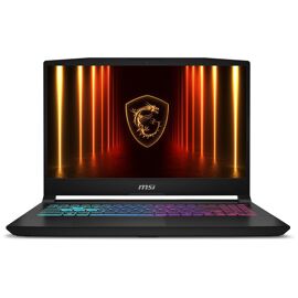 MSI Katana 15 HX B14WFK-605XPL Intel Core i7 i7-14650HX Ordinateur portable 15.6" Full HD 16 Go DDR5-SDRAM 512 Go SSD GPU pour ordinateur portable NVIDIA GeForce RTX 5060 Wi-Fi 6E (802.11ax) FreeDOS Noir