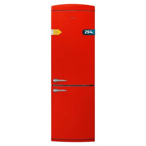 Cecotec 02727 réfrigérateur-congélateur Pose libre 294 L Rouge