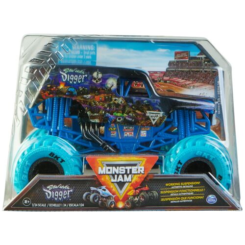 Monster Jam, Monster Truck Son-Uva-Digger Officiel, Véhicule En Métal Moulé À Collectionner, Échelle 1:24, Jouets Pour Garçons À Partir De 3 Ans