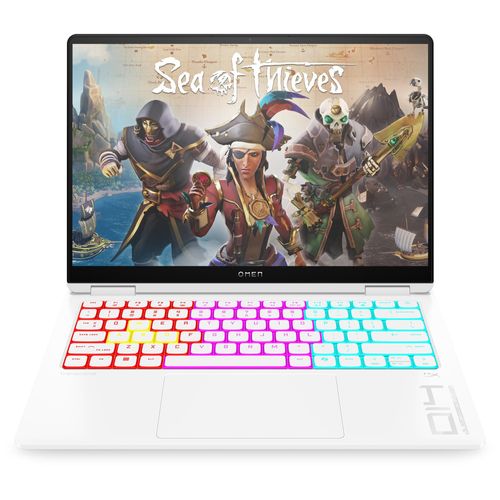 HP OMEN Transcend Laptop 14-fb1000sf Intel Core Ultra 7 255H Ordinateur portable 14" 3K 32 Go LPDDR5x-SDRAM NVIDIA GeForce RTX 5060 Wi-Fi 7 (802.11be) Windows 11 Home AI PC Blanc