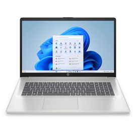 HP 17-cp2007nf AMD Ryzen 5 7520U Ordinateur portable 17.3" Full HD 16 Go LPDDR5-SDRAM 512 Go SSD Wi-Fi 6 (802.11ax) Windows 11 Home Argent