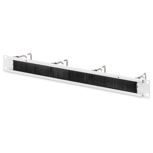 Digitus Panneau de rangement pour câbles avec supports en acier et passe-câble à brosse pour armoires de 482,6 mm (19 po), 1U