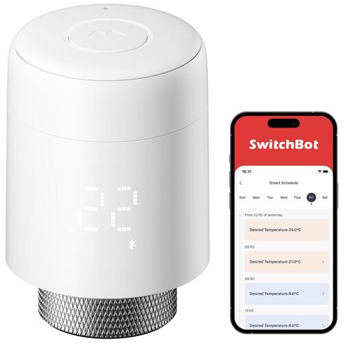 SwitchBot W7830000 vanne de radiateur thermostatique Adapté à une utilisation à l'intérieur