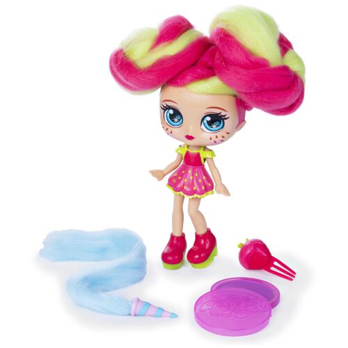 Candylocks, Poupée Straw Mary de 17 cm, Poupée barbe à papa de luxe à collectionner avec accessoires