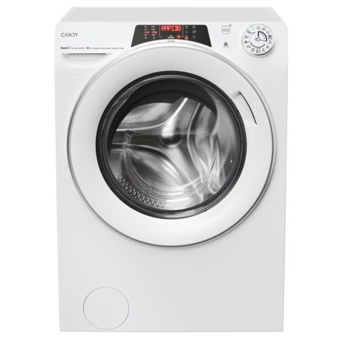 Candy RapidÓ ROW 4856DWMS7-S machine à laver séchante Pose libre chargement frontal Blanc D