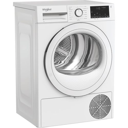 Whirlpool CWSD83MWWSFR sèche-linge Pose libre chargement frontal 8 kg Blanc