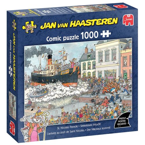 Jan van Haasteren - L'arrivée au port de Saint Nicolas (1000 pieces)