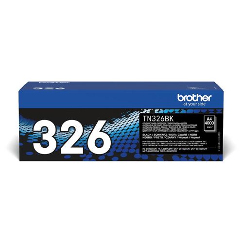 Brother TN-326BK - Cartouche de toner originale à haut rendement - Noir