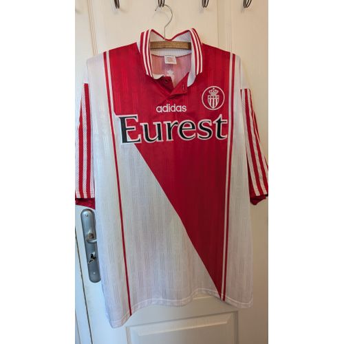 Maillot Foot Authentique Retro Et Vintage - As Monaco Domicile 1996/1998 (L)