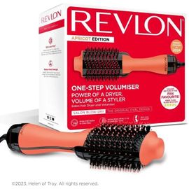 Brosse Soufflante - Revlon - Rvdr5222ae One Step - Edition Limitée - Volumisant Et Séchant - 2 Températures - Abricot