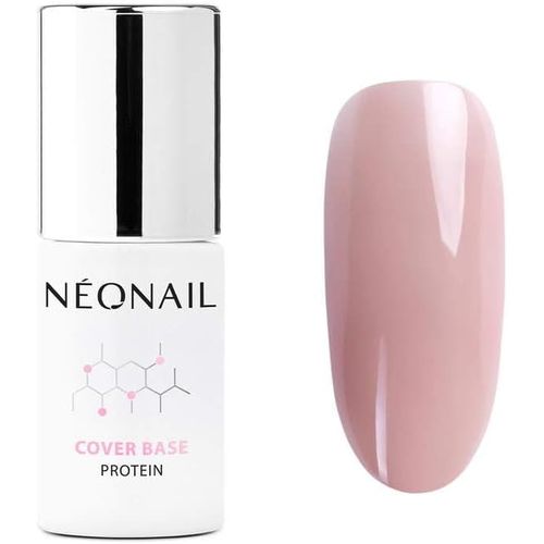 Oayew-Vernis Semi Permanent Base Coat 7,2 Ml - Vernis Gel Uv Semi Permanent - Cover Base Protein Natural Nude - Vernis À Ongles - Gel Polish - Gel Uv - Nail Art 